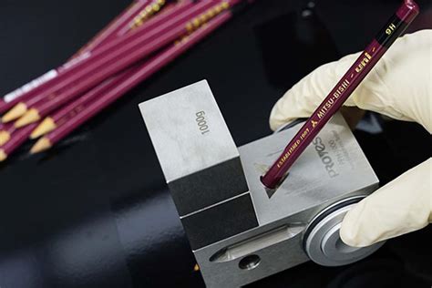 conducting a pencil hardness test on a coating|pencil hardness test standard.